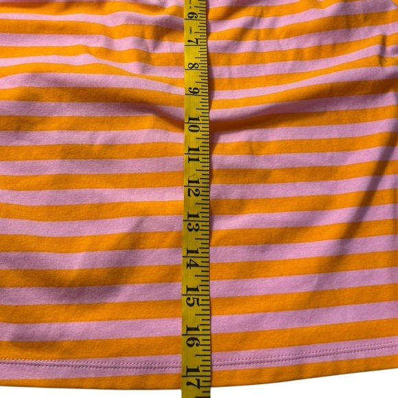 Cato NWT boat neck ruffle stripped shirt/top size L - Picture 9 of 9